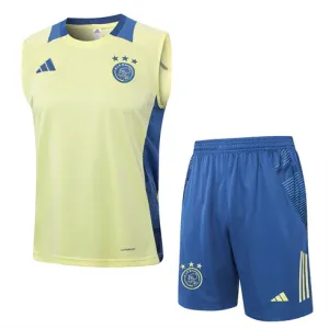 Veste + Shorts pour enfants d'Ajax 2024/25 - Jaune clair