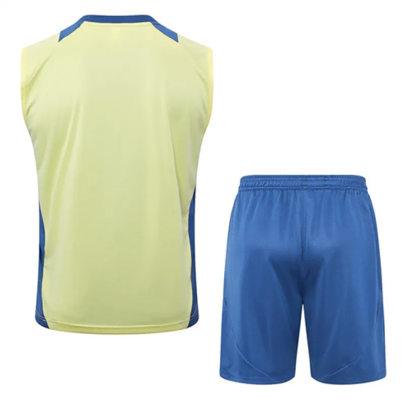 Chaqueta + Pantalones cortos de Ajax 2024/25 - Amarillo claro