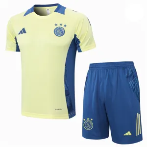 Kit de entraînement A + Shorts d'Ajax 2024/25 - Jaune clair