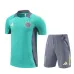Kit de entraînement pour enfants + Shorts d'Ajax 2024/25 - Vert