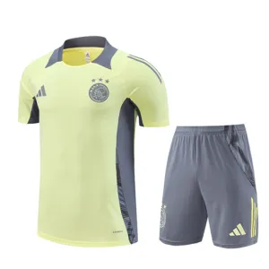 Costume d'entraînement pour enfants d'Ajax 2024/25 + Shorts - Jaune clair