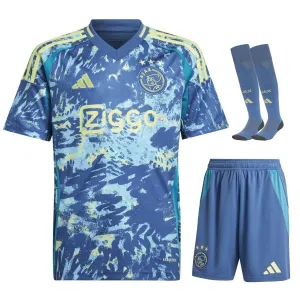 Kit de maillot pour enfants d'extérieur d'Ajax 2024/25 - Bleu