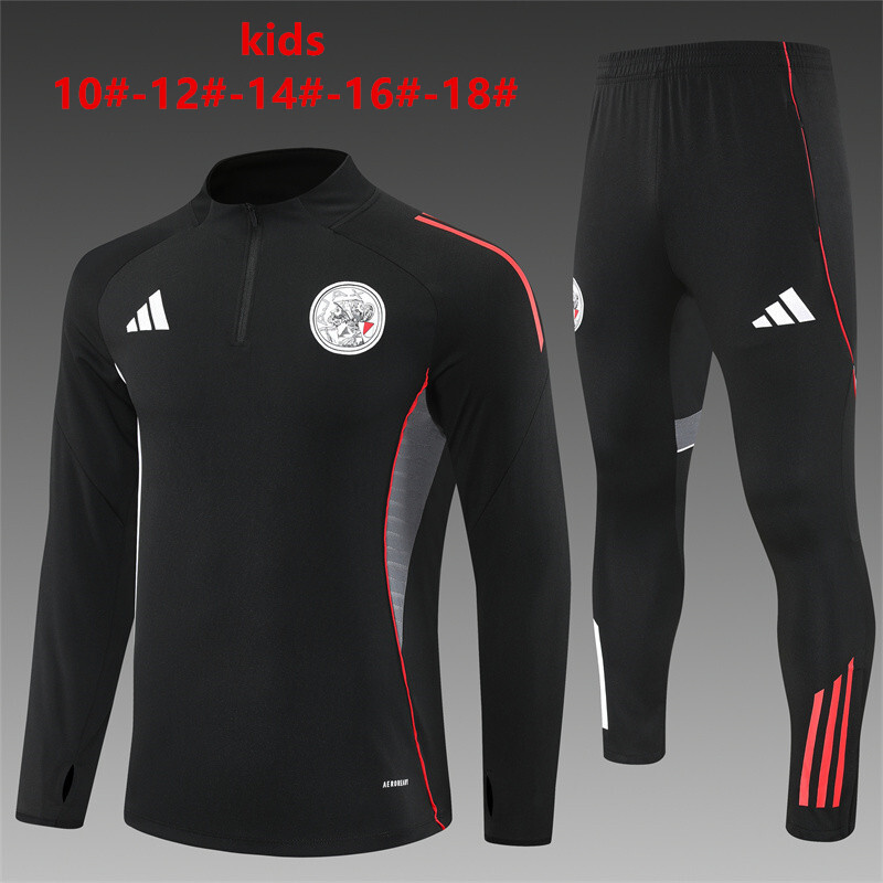 Ajax 2025/26 Ensemble Sport Enfant Noir
