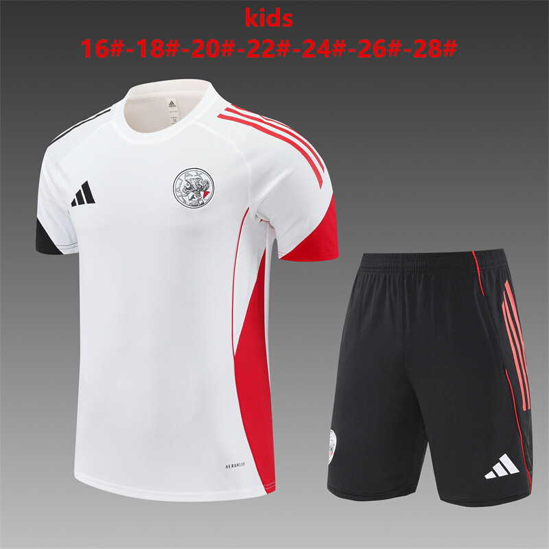 Ajax 2025/26 Ensemble Entraînement Enfan blanc