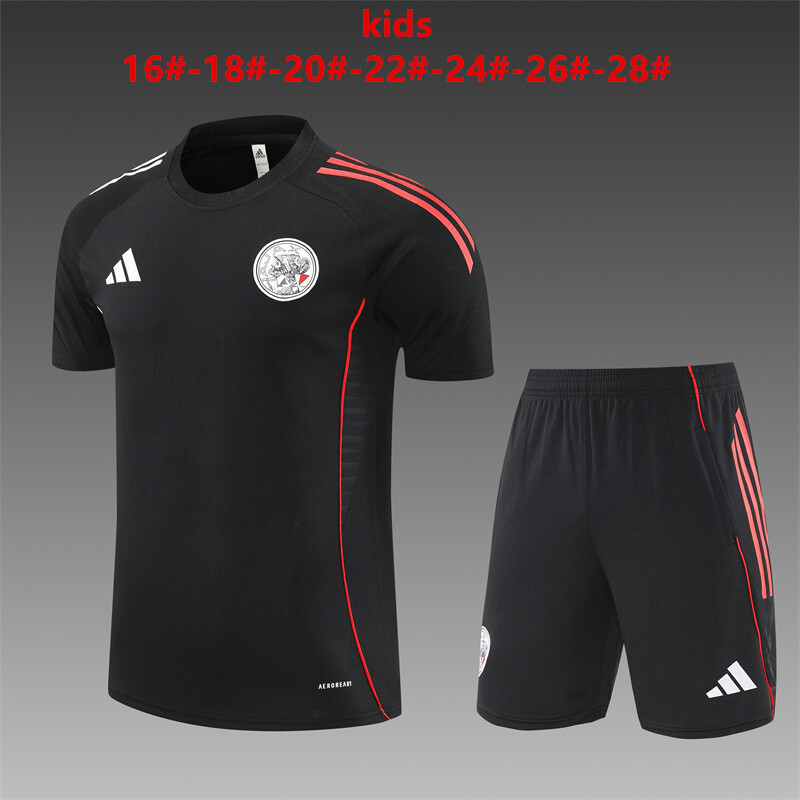 Ajax 2025/26 Ensemble Entraînement Enfan noir