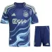 Ajax 2025/26 Kinder-Auswärtstrikot-Set - Blau