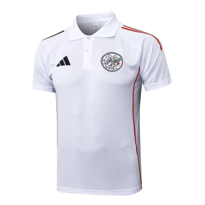 Polo sportif Ajax 2025/26 - Blanc