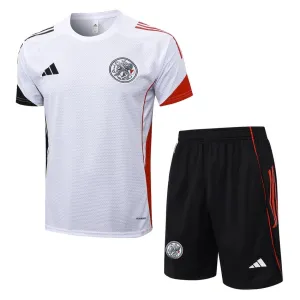 Maillot d'entraînement + short Ajax 2025/26 - Blanc