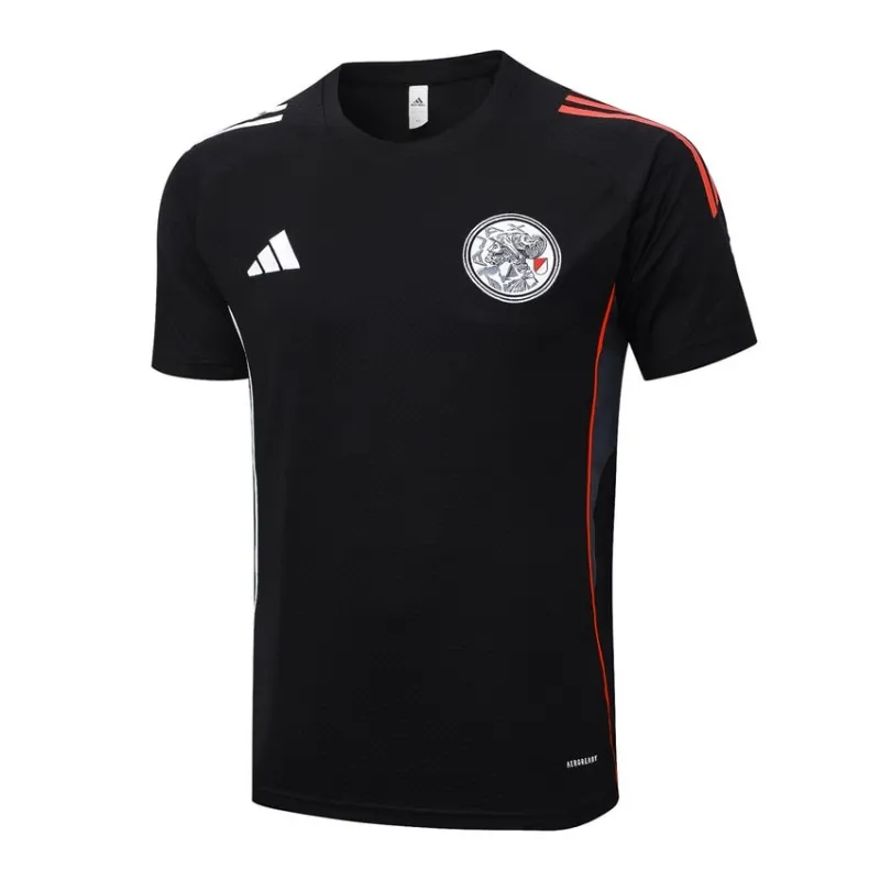 Ajax 2025/26 Trainingsshirt + Shorts - Schwarz