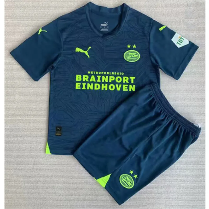 PSV Eindhoven 2024/25 Kinderfußballtrikot - Blau