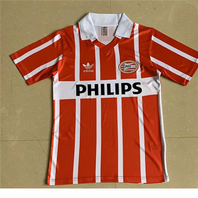 PSV Eindhoven 1990 Heim-Retro-Trikot - Rot