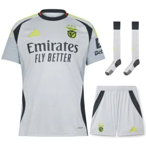 Jeu de maillots Benfica 2024/25 pour enfants - Troisième choix - Gris