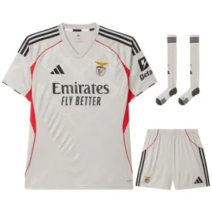 Kit d'away per bambini di Benfica 2025/26 - Beige