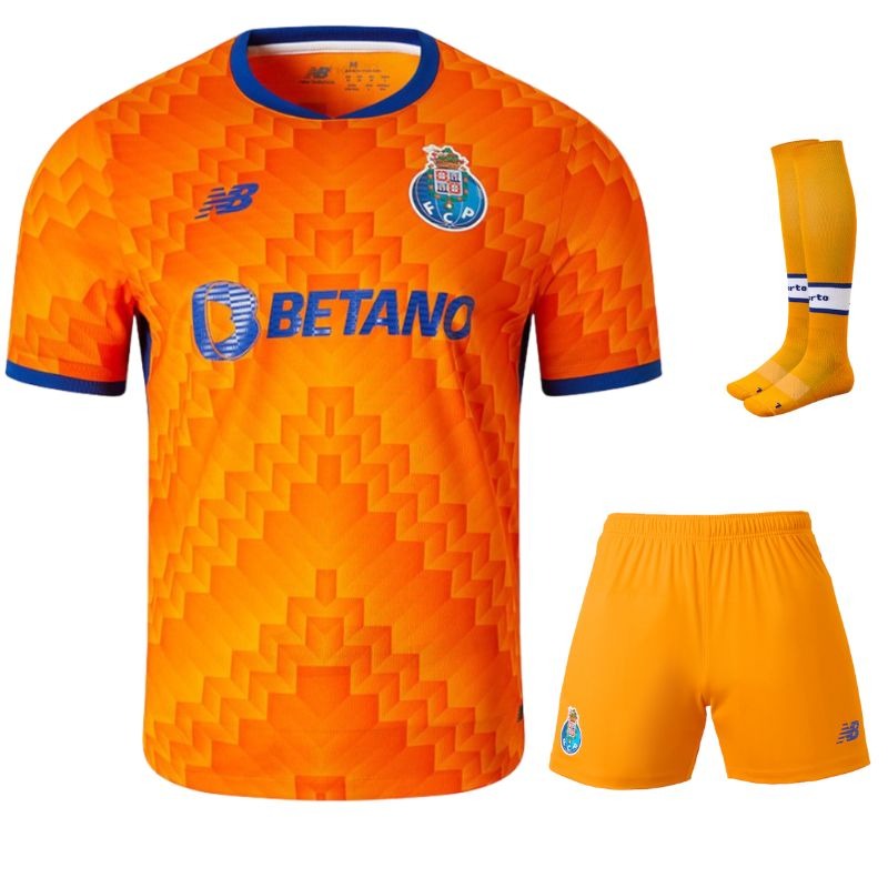 Jeux de maillots pour enfants d'extérieur de FC Porto 2024/25 - Orange