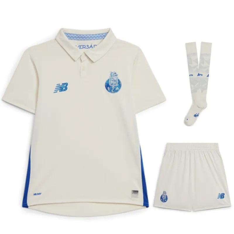 Ensemble de maillot troisième enfant du FC Porto 2025/26 - Abricot