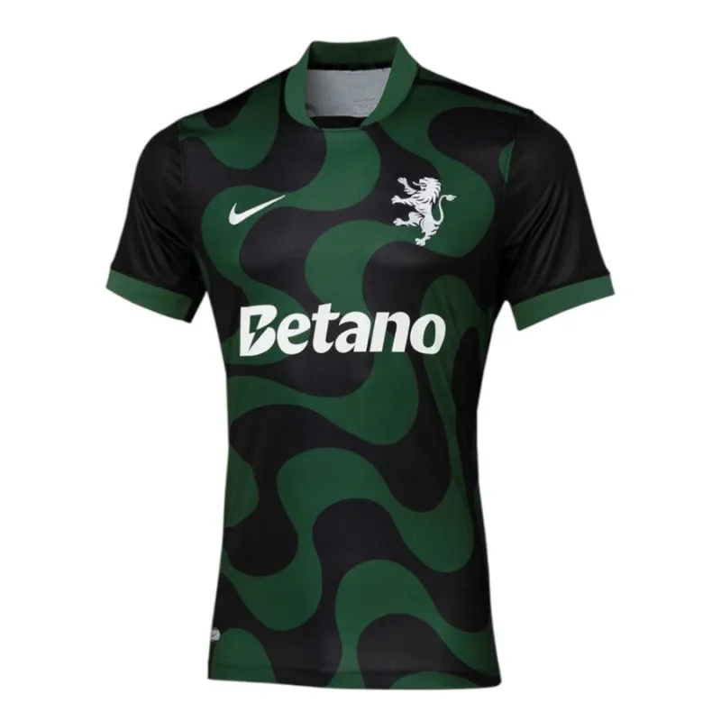 Maillot troisième équipe féminin du Sporting CP 2025/26 - Noir/Vert