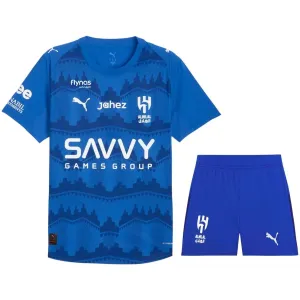 Al Hilal 2025/26 Home Kids' Jersey + Shorts - Blue