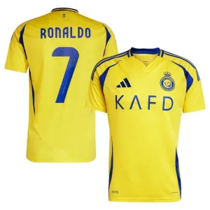 Maglia da campo n.7 di Al Nassr di Cristiano Ronaldo 2024/25 - Giallo