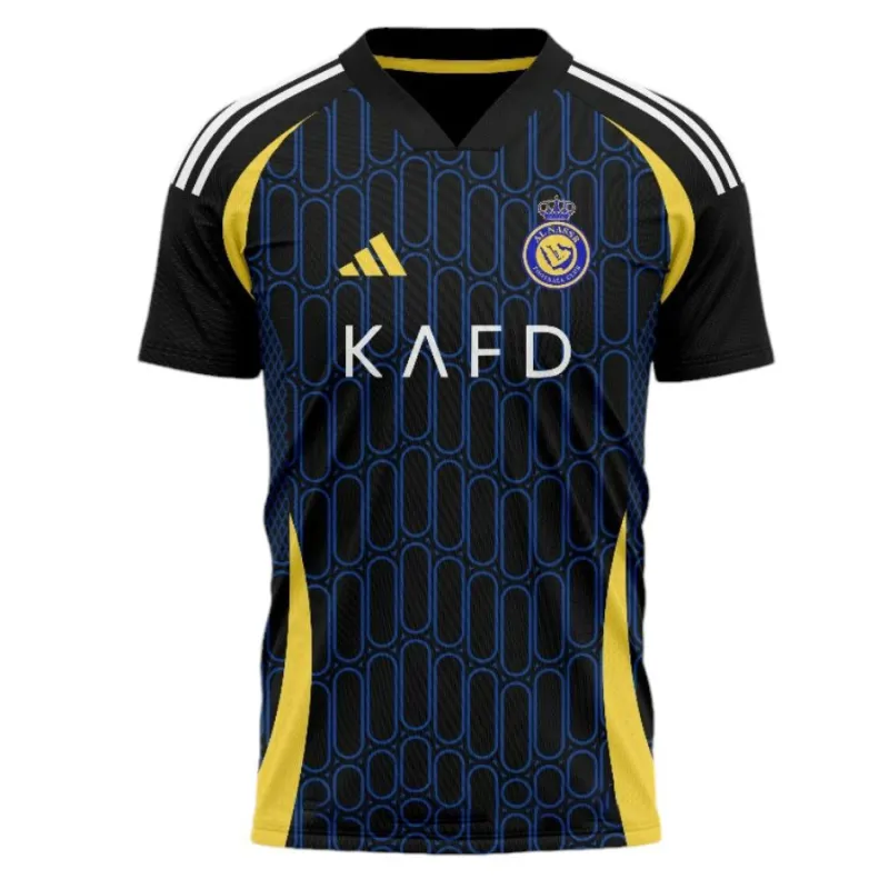 Juego de camisetas para niños de visita de Al - Nassr 2024/25 - Negra