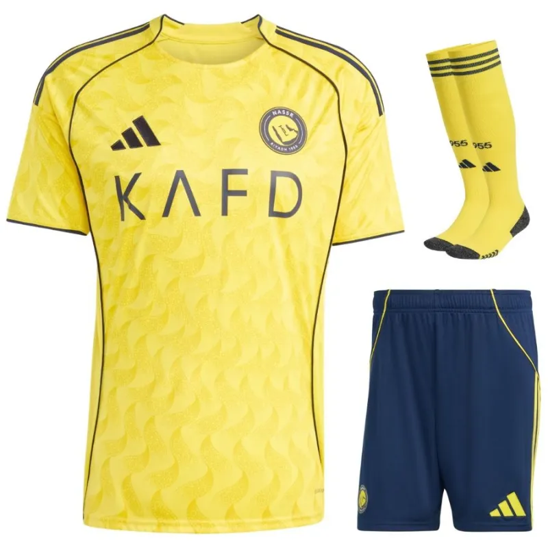 Al Nassr Maillot Ensemble Domicile Enfant 2025/26 - Jaune