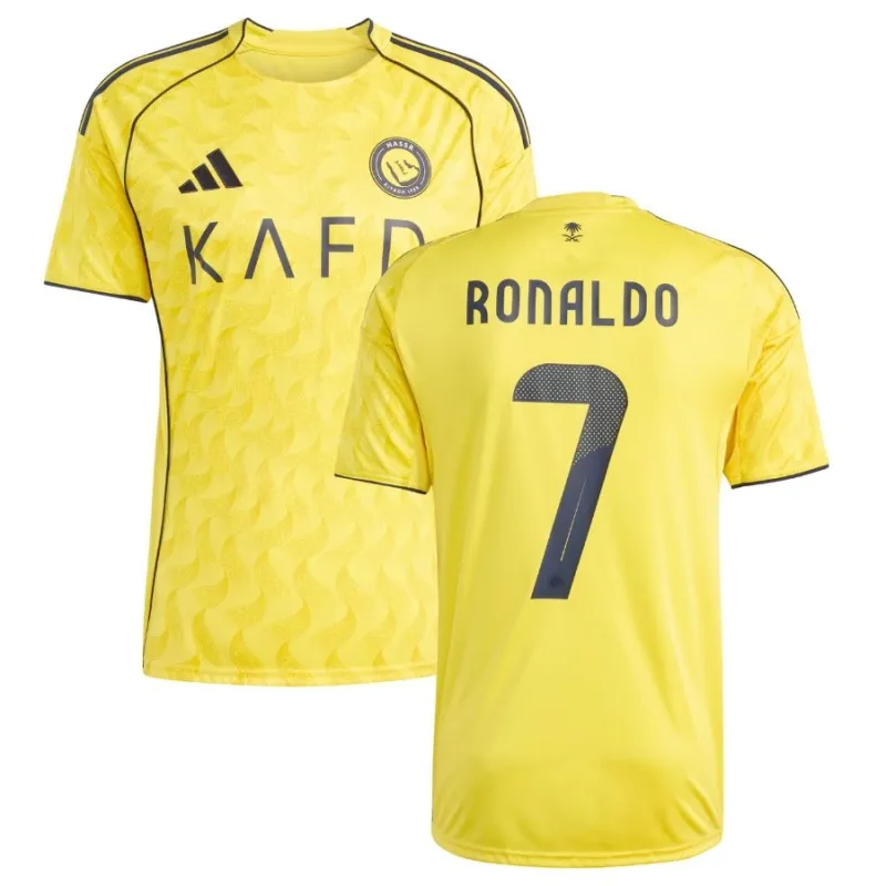 Al Nassr RONALDO 2025/26 Children’s Home Jersey - Yellow