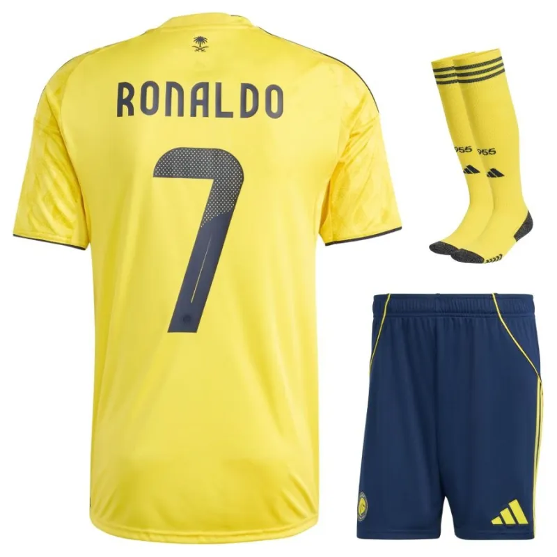 Al Nassr RONALDO 2025/26 Children’s Home Kit Jersey - Yellow