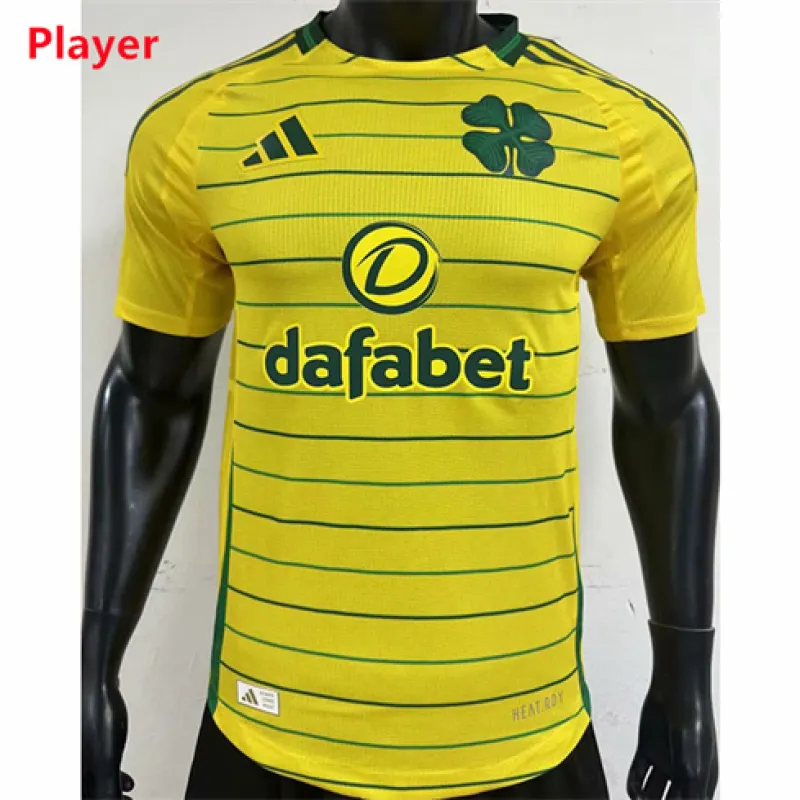 Maglia di trasferta di Celtic 2024/25 - Giocatore - Gialla