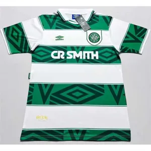 Celtic 1993 - 95 Heimretro Trikot - Weiß/Grün