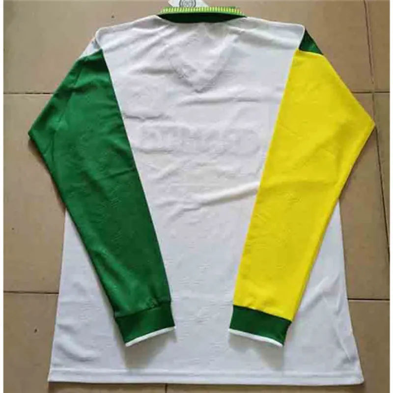 Celtic 1994/95 Auswärts Retro Langarmtrikot - Weiß