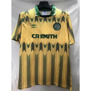 Celtic 1991/92 Heimretro Trikot - Gelb