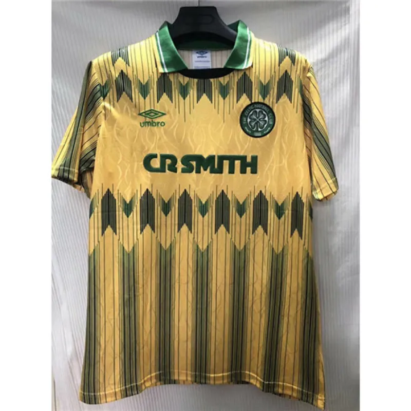 Celtic 1991/92 Heimretro Trikot - Gelb