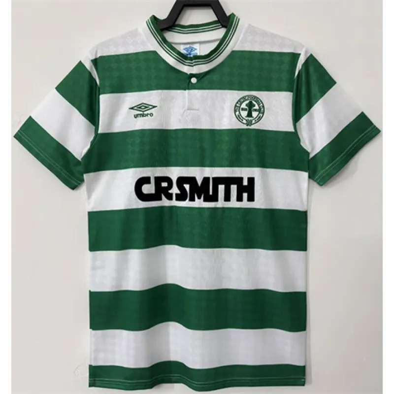 Celtic 1987/88 Heimretro Trikot - Weiß/Grün