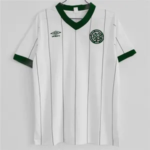 Celtic 1984-86 Auswärts Retro Trikot - Weiß