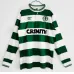Celtic 1987/88 Heimretro Langarmtrikot - Weiß/Grün