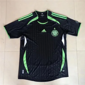 Celtic 2006/07 Auswärts Retro Trainingsanzug - Schwarz