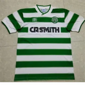 Celtic 1985/86 Heimretro Trikot - Weiß/Grün