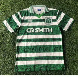 Celtic 1995 - 97 Heimretro Trikot - Weiß/Grün