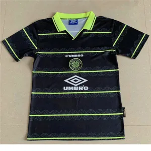 Celtic 1998 Auswärts Retro Trikot - Schwarz