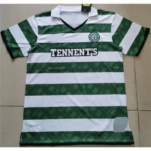 Maillot retro domicile de Celtic 2011 - Blanc/Vert