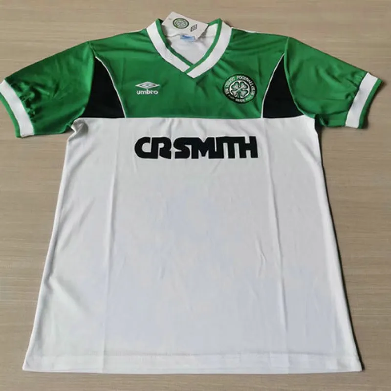 Maglia retro di trasferta di Celtic 1985/86 - Bianca