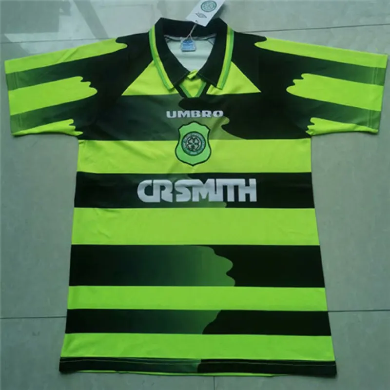 Celtic 1996/97 Auswärts Retro Trikot - Grün