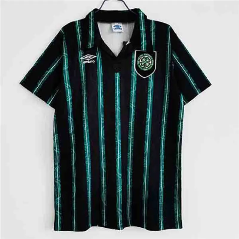 Camisa retro de fuera de Celtic 1992/93 - Negra