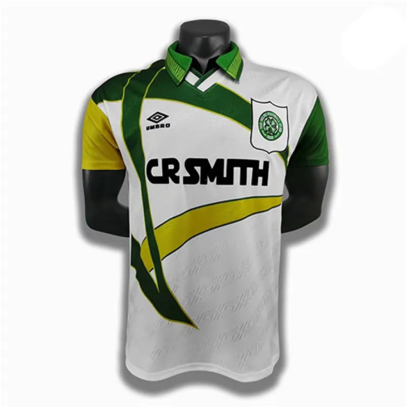Celtic 1993 - 95 Auswärts Retro Trikot - Weiß