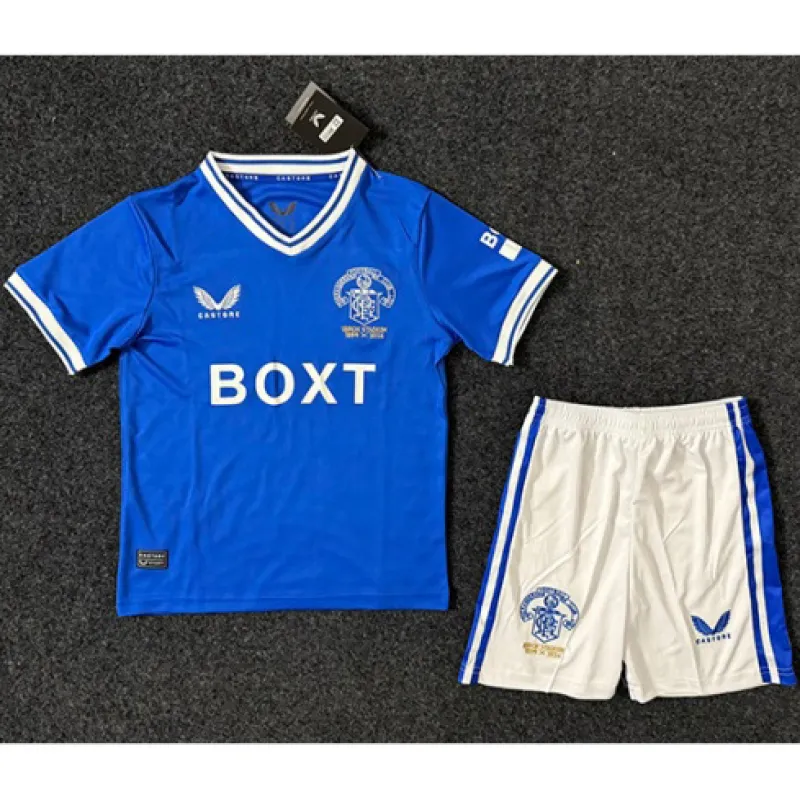 Rangers 2024/25 Kinder Gedenk-Trikot - Blau