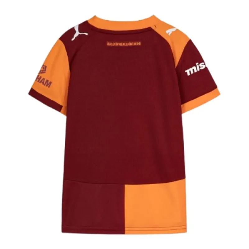 Maglia bambini + pantaloncini in casa del Galatasaray 2025/26 - Rosso/Arancione