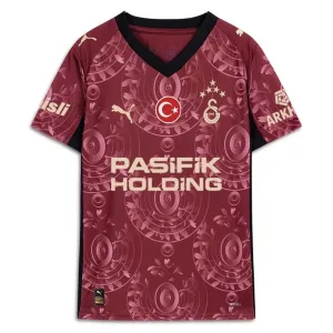 Galatasaray 2025/26 Troisième maillot pour enfants - Rouge