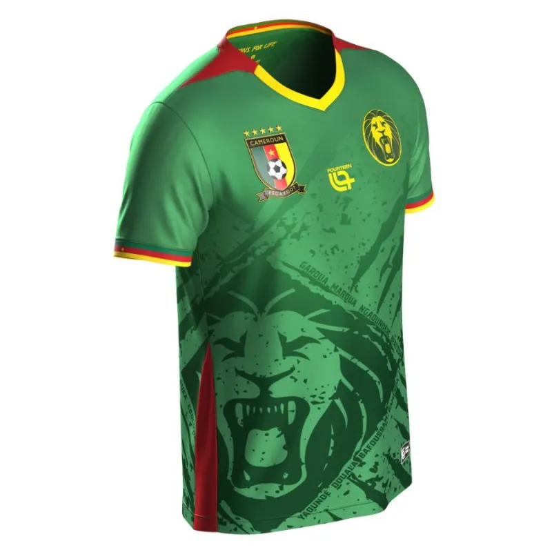 Cameroun Enfants 2025/26 Maillot domicile - Vert