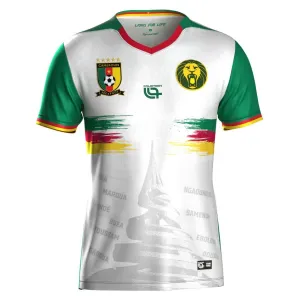 Camerun 2025/26 Terzo Maglia Bambini - Bianco