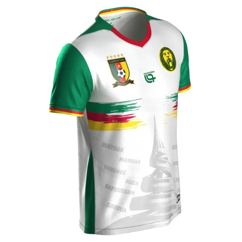 Cameroon 2025/26 Third Kids' Kit - White