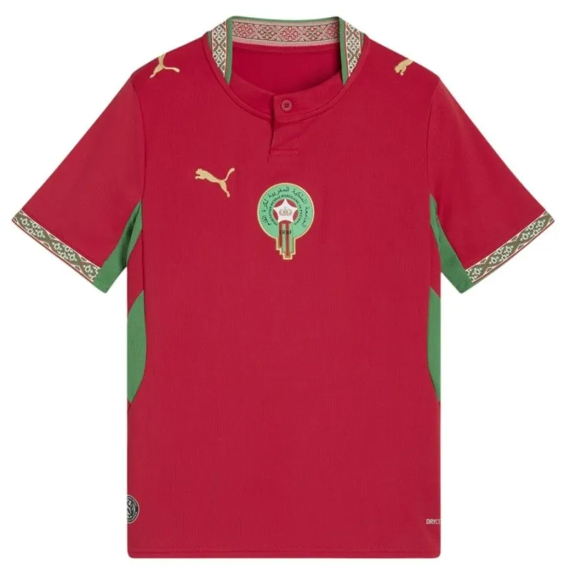 Marokko 2026 WM Heimtrikot Kinder Rot